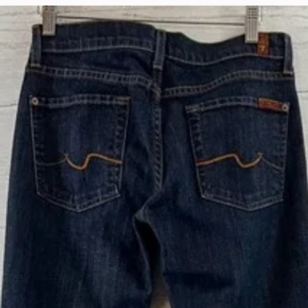 7 For All Mankind tall flare dark denim